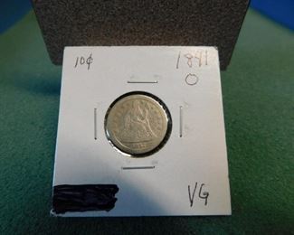 Lot 84. 1841-O Seated Dime