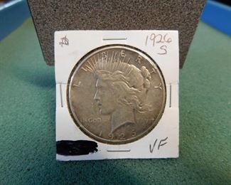 Lot 96. 1926-S Peace Dollar(VF)