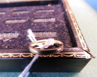 Lot 121. 14K Gold Band(2.6 Grams/Size 6.5-7) 