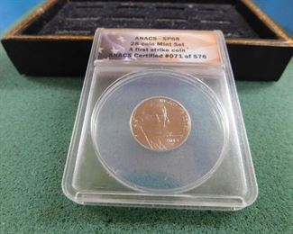 Lot 127. 2013-P First Strike Nickel(ANACS SP68) 
