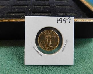 Lot 135. 1999 U.S. Five Dollar Gold(1/10th Ounce Gold) 