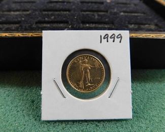 Lot 139. 1999 U.S. Five Dollar Gold(1/10th Ounce)