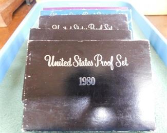 Lot 141. 1980-84 U.S. Proof Sets