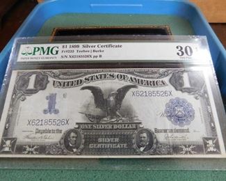 Lot 143. 1899 Silver Certificate(PMG 30 Very Fine)
