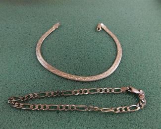 Lot 146. Sterling Bracelets