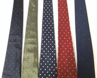 Lot 6 Assorted Silk Men’s Neckties
