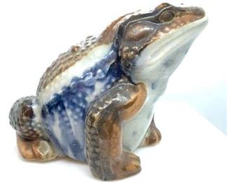 Ceramic Porcelain Toad Figural
