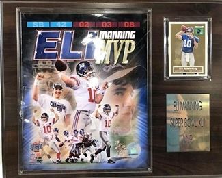 Official NFL Eli Manning Super Bowl XLII MVP
