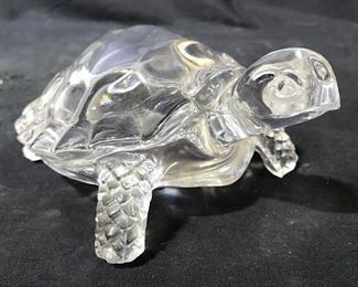 Art Glass Turtle Sculpture
