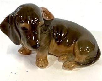 Collectible Porcelain Dog Figural
