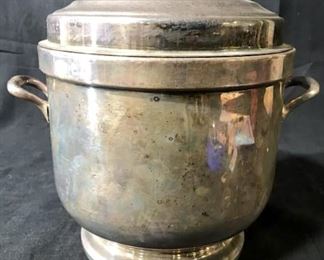 WALLACE SILVER Plated Footed Ice Bucket
