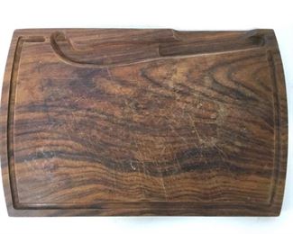 Vintage Carved Wooden Cheeseboard
