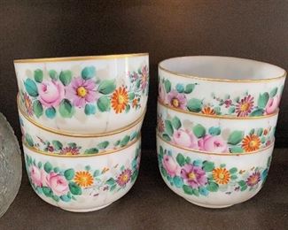 Beautiful vintage floral bowls