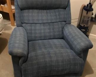 Blue La Z Boy Recliner