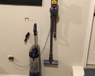 Dyson V7 Animal, Stick Vac and Shark Navigator Upright Canister Vac