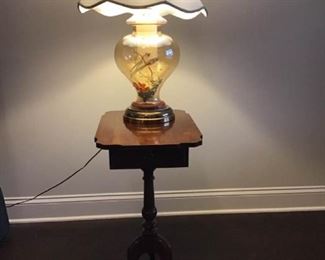 Hidden Treasures Table and Lamp