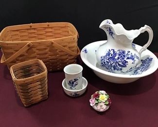 Longaberger Baskets, Aynsley China, and More