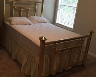 Polished Brass Full Size Bed Frame