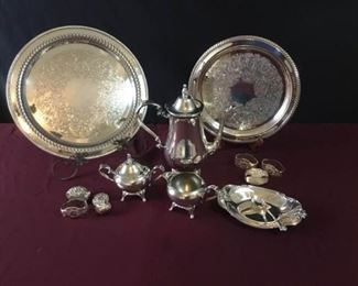 Silver Plated Serving Pieces