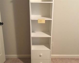 Simple White Shelves