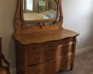 Vintage Dresser with Tilting Mirror