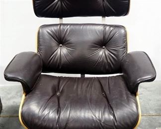 Extra Wide Leather Office Armchair 40" High x 34.5" Wide