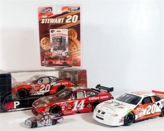 Tony Stewart #20 Home Depot, #20 Habitat For Humanity And #14 Old Spice 1:24 Diecast And 1:64 Diecast #20 Home Depot And #14 Old Spice