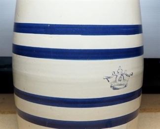 Robinson Ransbottom 4-Gallon Ceramic Crock With Lid And Spigot