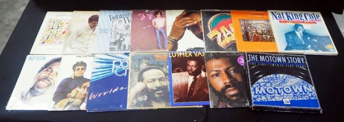 LP Albums Includes Quincy Jones, Mellencamp, Carlos Santana, Teddy Pendergrass, Luther Vandross, Marvin Gaye, Billy Ocean, Pablo Cruise And More