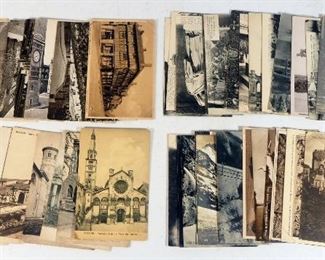 Collection Of Pre-World War I European Post Cards, 10 From England, 15 From France, 10 From Italy And 15 From Germany, Total Qty 50