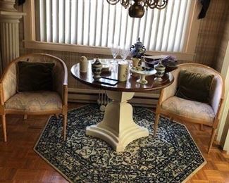 40" round Table with 2 chairs