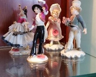 porcelain figurines $10