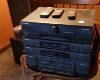 Pioneer stereo $40 and Fisher speakers $20