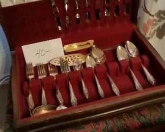 silverplate flatware $40