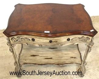   BEAUTIFUL “Maitland Smith Furniture” Painted Frame Distressed Natural Finish Top One Drawer Server

Auction Estimate $400-$800 – Located Inside 