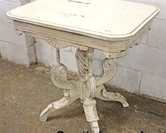  Paint Distressed Victorian Style Carved Parlor Table

Auction Estimate $100-$200 – Located Inside 