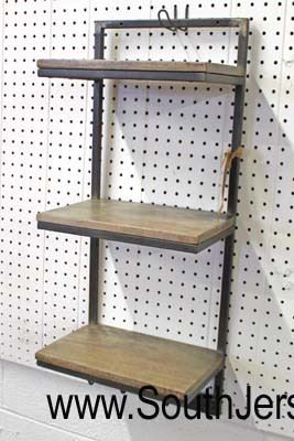  Industrial Style Wood and Metal Wall Shelf with Hooks

Auction Estimate $20-$50 – Located Inside 