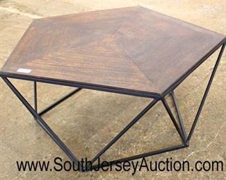  Industrial Style Octagon Metal Base Wood Top Coffee Table

Auction Estimate $100-$200 – Located Inside 