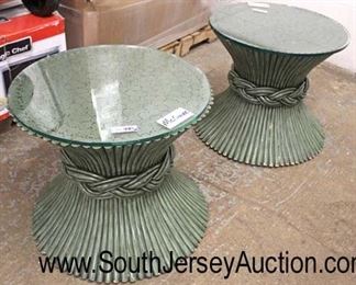  PAIR of Modern Design “McGuier San Francisco” Decorative Pedestal Tables with Custom Glass Tops

Auction Estimate $200-$400 – Located Inside 