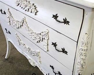  Distressed French Style 3 Drawer Lincoln Drape Carved Low Chest

Auction Estimate $200-$400 – Located Inside 
