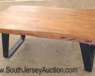  Industrial Style Live Edge Wood Coffee Table with Metal Base

Auction Estimate $200-$400 – Located Inside 