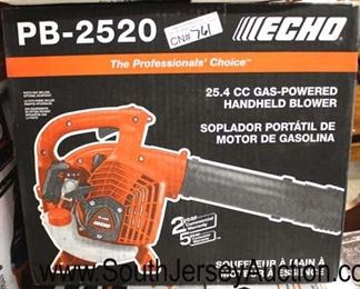   “Echo” PB-2520 Hand Held Blower in Box

Auction Estimate $100-$300 – Located Inside 