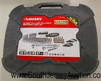 “Husky” 92 Piece ¼” and 3/8” Drive Mechanics Tool Set

Auction Estimate $30-$100 – Located Inside 