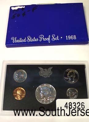  1968 U.S. Proof Set

Auction Estimate $5-$10 – Located Glassware 