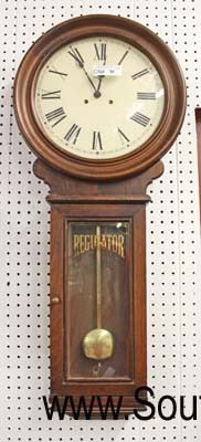  Mahogany Case Regulator Style Wall Clock

Auction Estimate $50-$100 – Located Glassware 