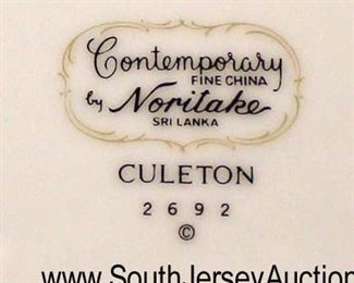  91 Piece “Noritake Culeton” Dinnerware Set

Auction Estimate $50-$100 – Located Glassware 