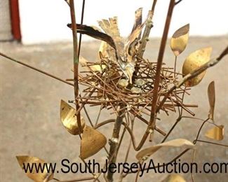  Modern Metal Art Work of Tree with Bird and Bird Nest Signed and Dated

Auction Estimate $100-$300 – Located Inside 