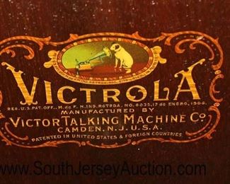  Mahogany Case “Victor Talking Machine Co.” Table Top Victrola with Head and Crank

Auction Estimate $100-$300 – Located Inside 