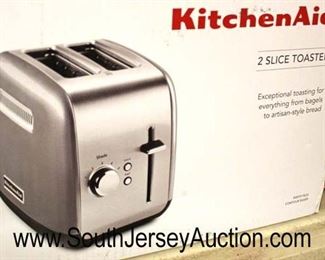 Kitchen Aid 2 Slice Toaster Exceptional for everything from Bagels to Artisian Style Bread 