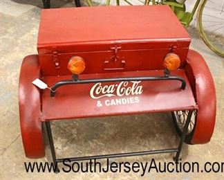  Metal Decorator “Coca Cola” Lift Top Storage Cart

Auction Estimate $100-$300 – Located Inside 